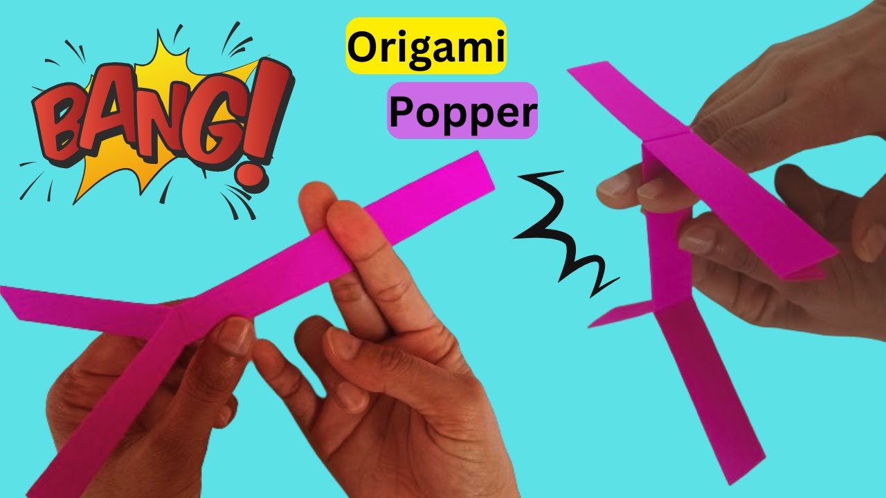 Origami loud popper || Origami cool banger || Origami