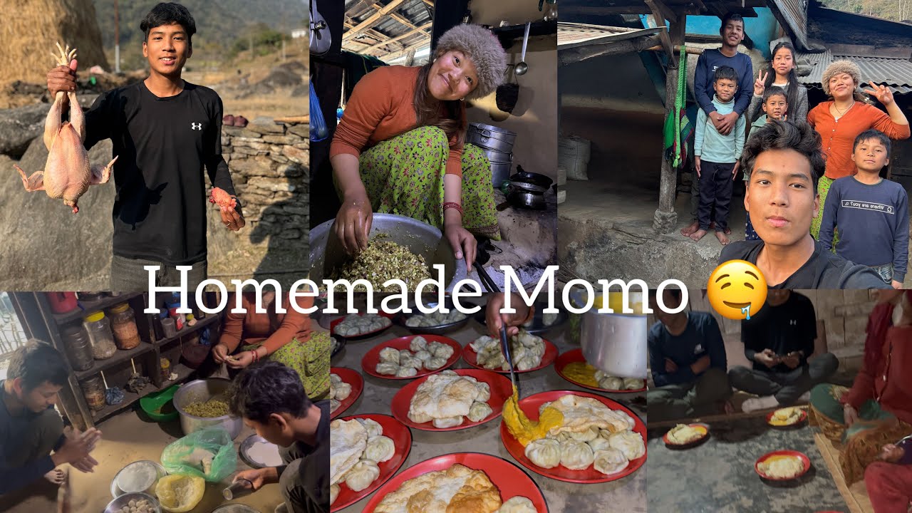 Momo party 🎉 Family time🫶❤️ GharmA yesari banayera khanu Ko maja xutai🥰@bishnugurung4400 
