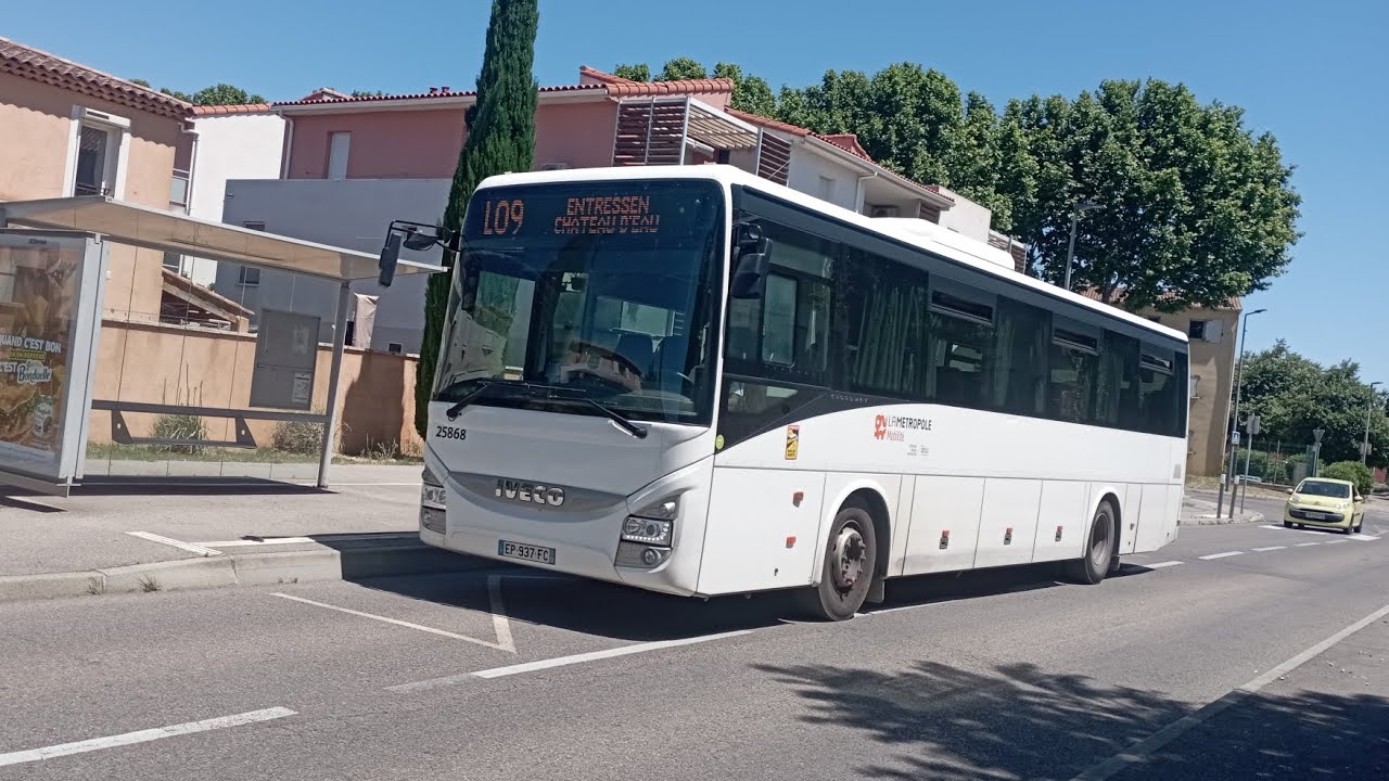 [Ulysse] Iveco Crossway Line €6 - Ligne 9 destination Gare SNCF Miramas