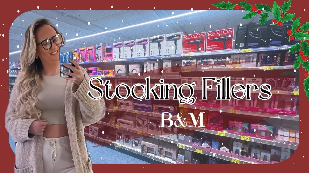 AMAZING STOCKING FILLER IDEAS FROM B&M 🎄🧑‍🎄❄️ #christmas #stockingfillers  #festive