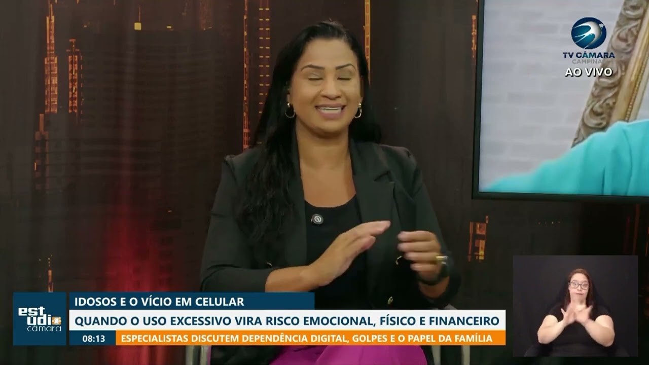 TV Câmara Campinas entrevista Cláudio Marcellini, pauta alfabetização e letramento digital.