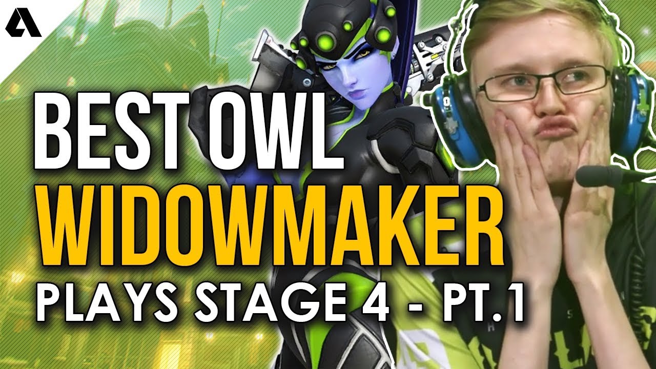 Best Overwatch League Widowmaker Plays | OWL Stage 4 Pt.1 - ft. Linkzr, Sayaplayer, Carpe & more!