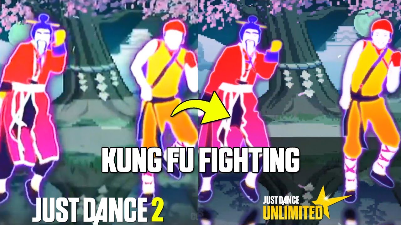 JUST DANCE COMPARISON - KUNG FU FIGHTING | Carl Douglas