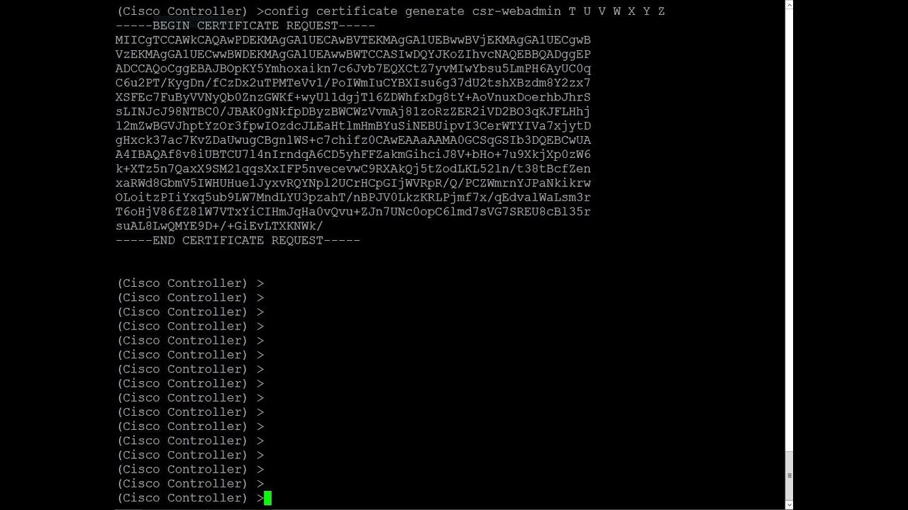 Cisco WLC SSL (2018)