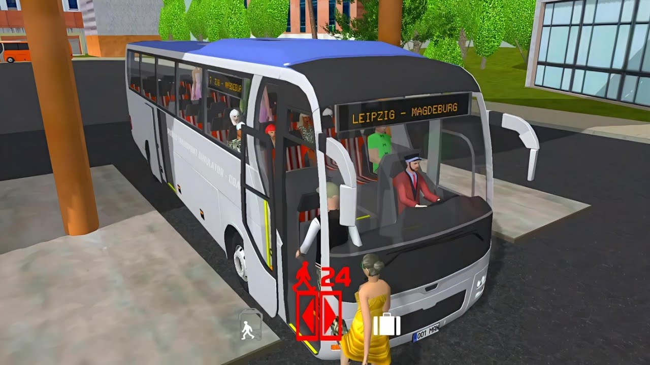 Public Transport Simulator - Coach Gameplay 7 Route Completed