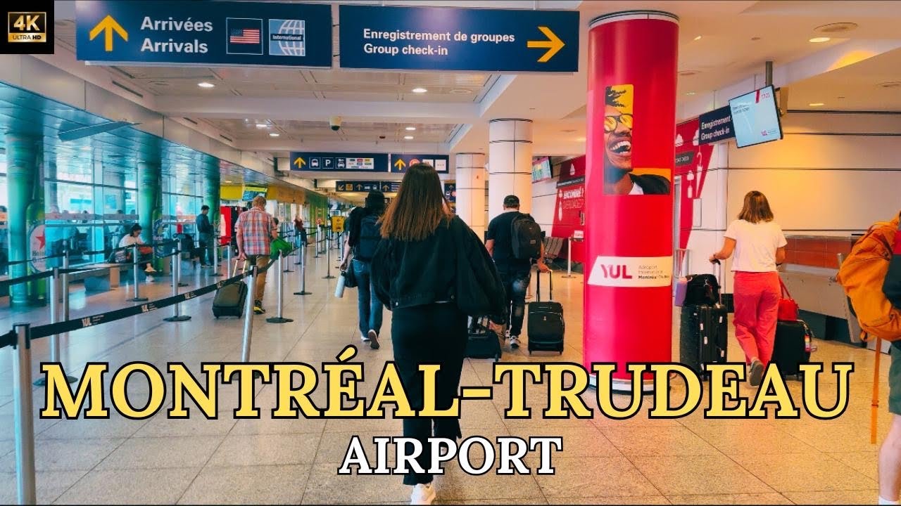 [4K] Let&rsquo;s tour Montr&eacute;al-Trudeau International Airport along with hundreds of travelers #airportmtl