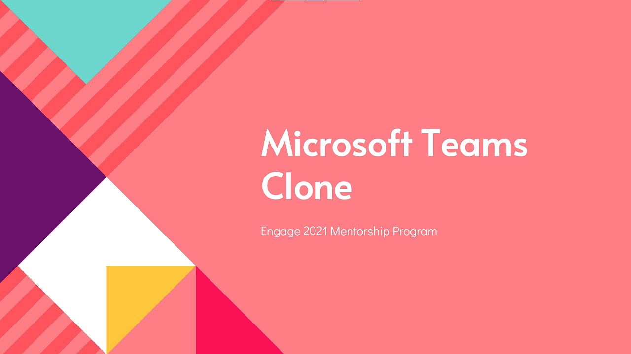 Microsoft Teams Clone Web app - Demo Video