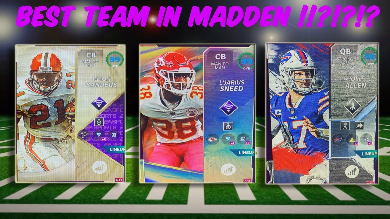 THE BEST TEAM IN MADDEN 21 ULTIMATE TEAM!?!?! HUGE LINEUP UPDATE!
