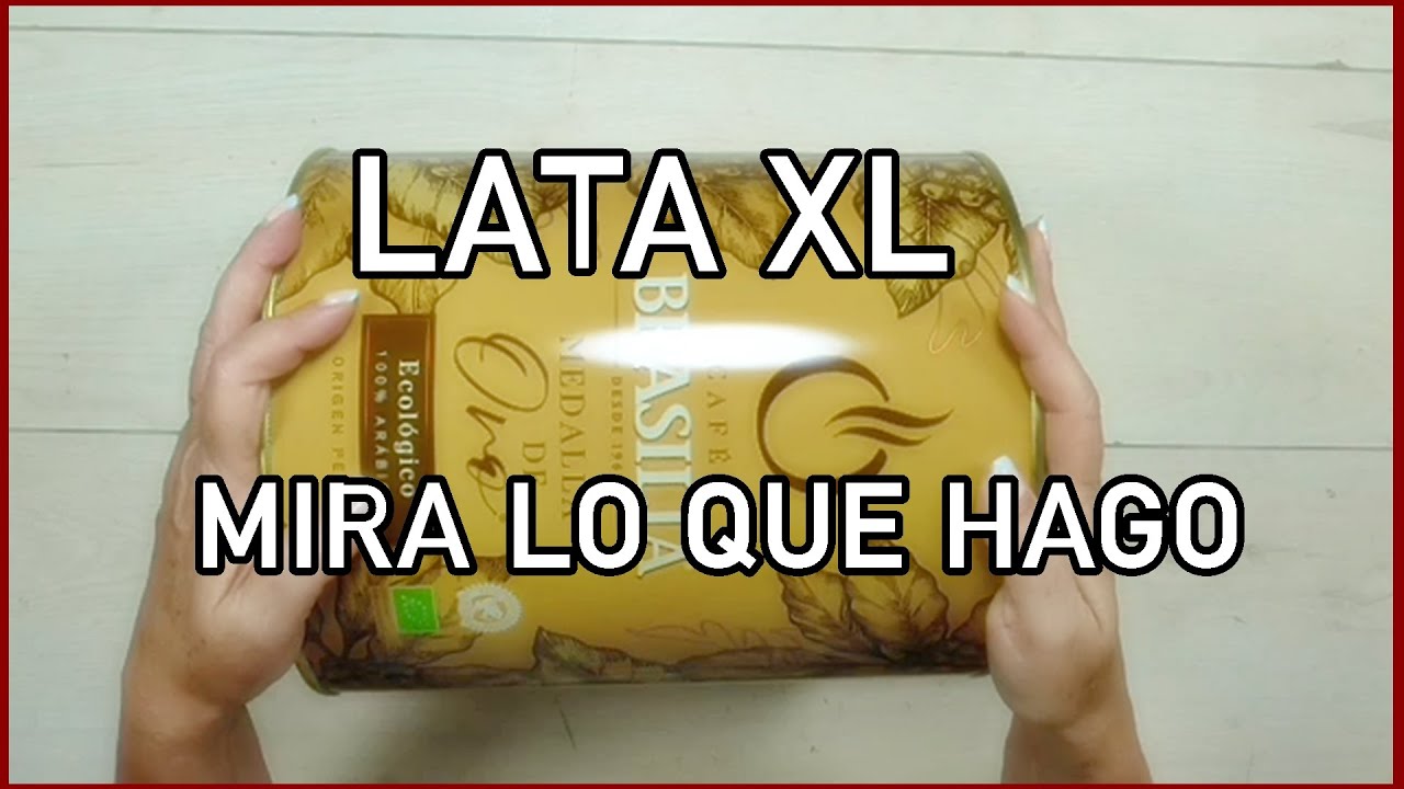 ИДЕЯ повторно использовать большую банку XL CAN