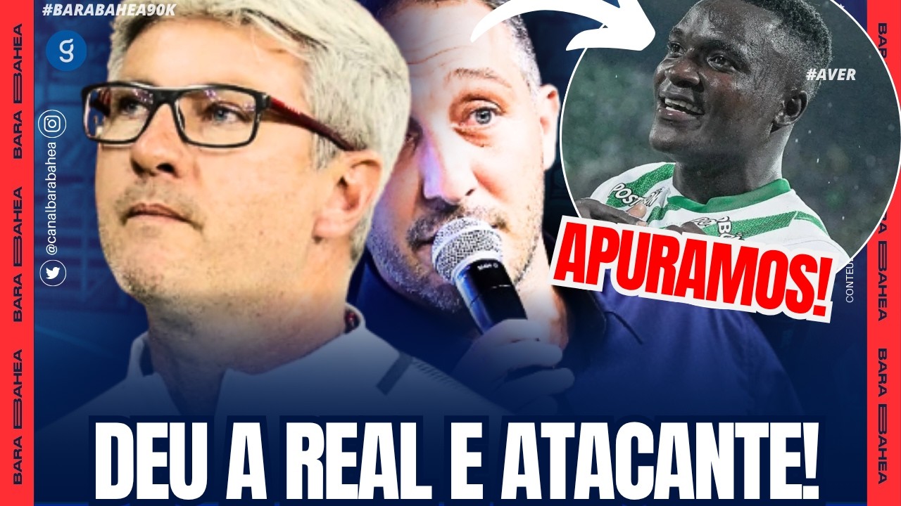 👀🚨ATACANTE E BAHIA! MILH&Otilde;ES! SAIBA O QUE HOUVE!🤔HELLMANN FALA DO BAHIA!🚨CADU DEU A REAL!