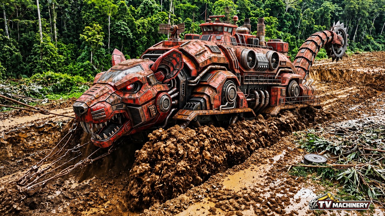 Buried Monster Beast Finally Revived! Full Restoration of the Titan Trenching Machine