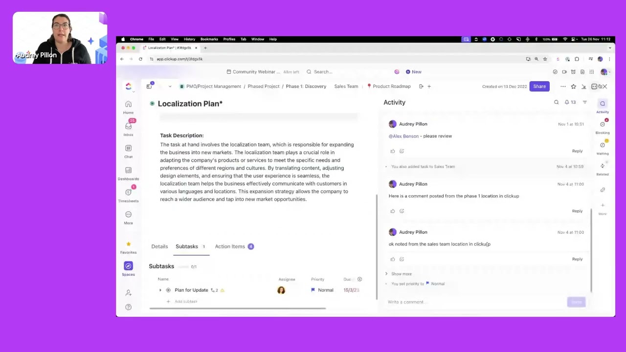 Community Webinar: ClickUp's Quick Flicks