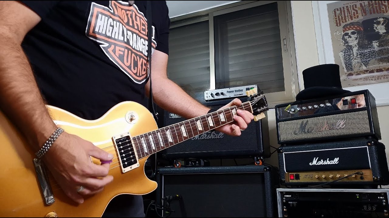 Gibson Victoria Goldtop Marshall JCM800 Solo