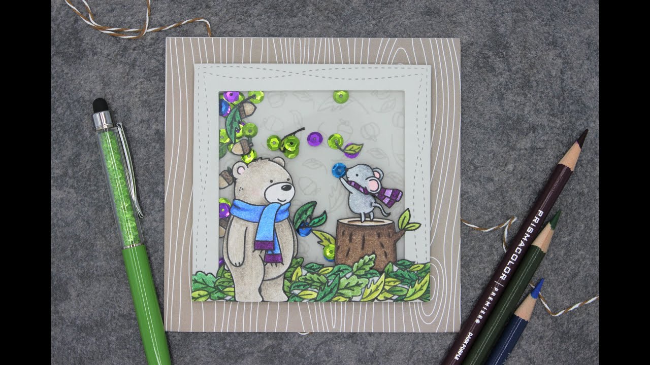 Autumn Shaker Card - Color Throwdown 