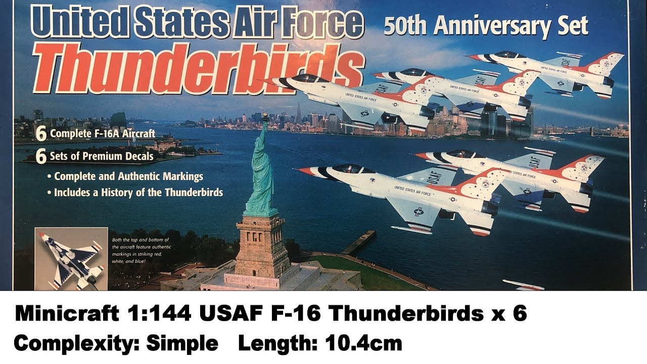 MiniHobby 1:144 USAF F-16 Thunderbirds Kit Review