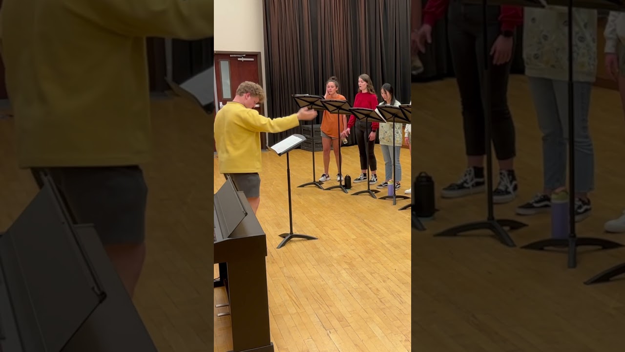 Conducting soaring Sopranos!!! Full video in comments #choir #composer #composition #music #soprano