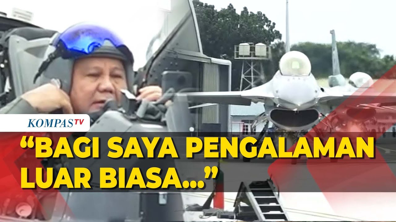 Momen Prabowo Subianto Terbang dengan Jet Tempur F-16: Pengalaman Luar Biasa!