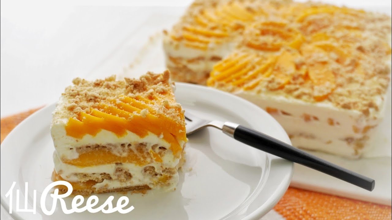 免烤箱/只要4种材料超好吃的【芒果飘飘】冰盒蛋糕 Mango Float Ice Box Cake