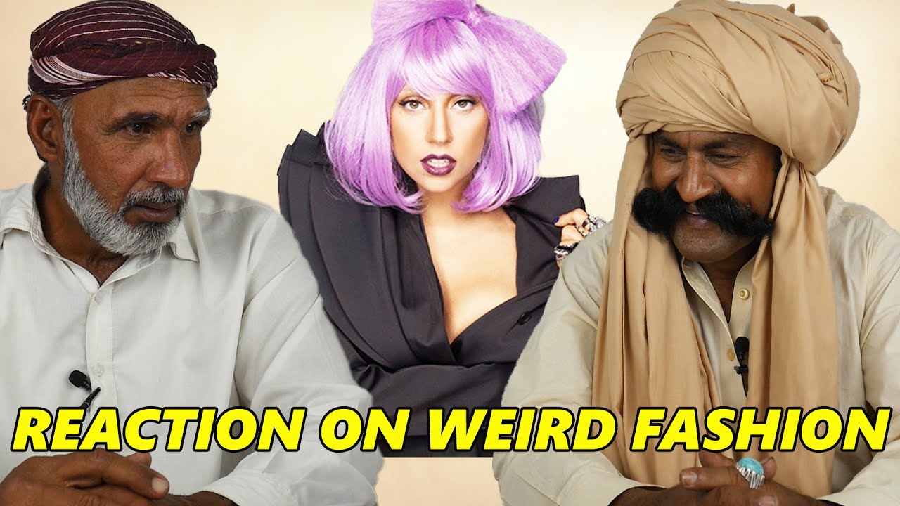 Funny Reaction of Tribal People to Weird Fashion