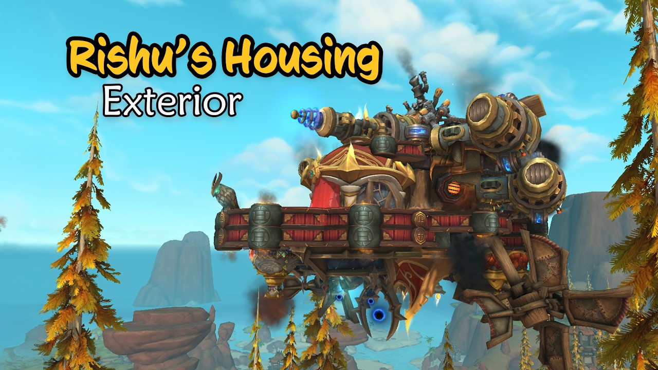 Pandaren Airship WOW Housing