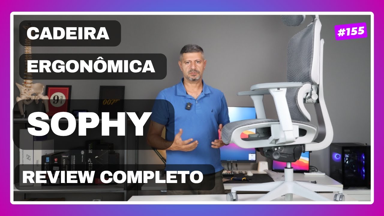 Cadeira Ergonômica Sophy - Uma cadeira ótima para usuários altos.
