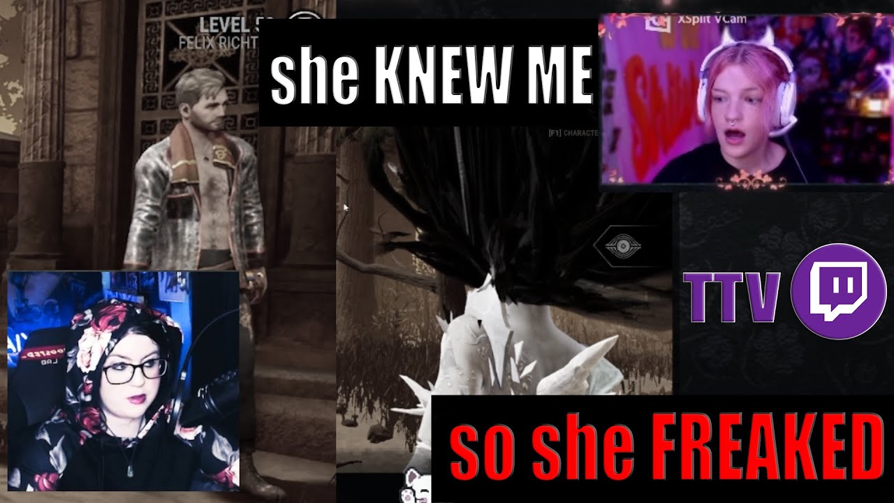 cute ttv fan FREAKED when she saw me (ft. momtanna) / dead by daylight