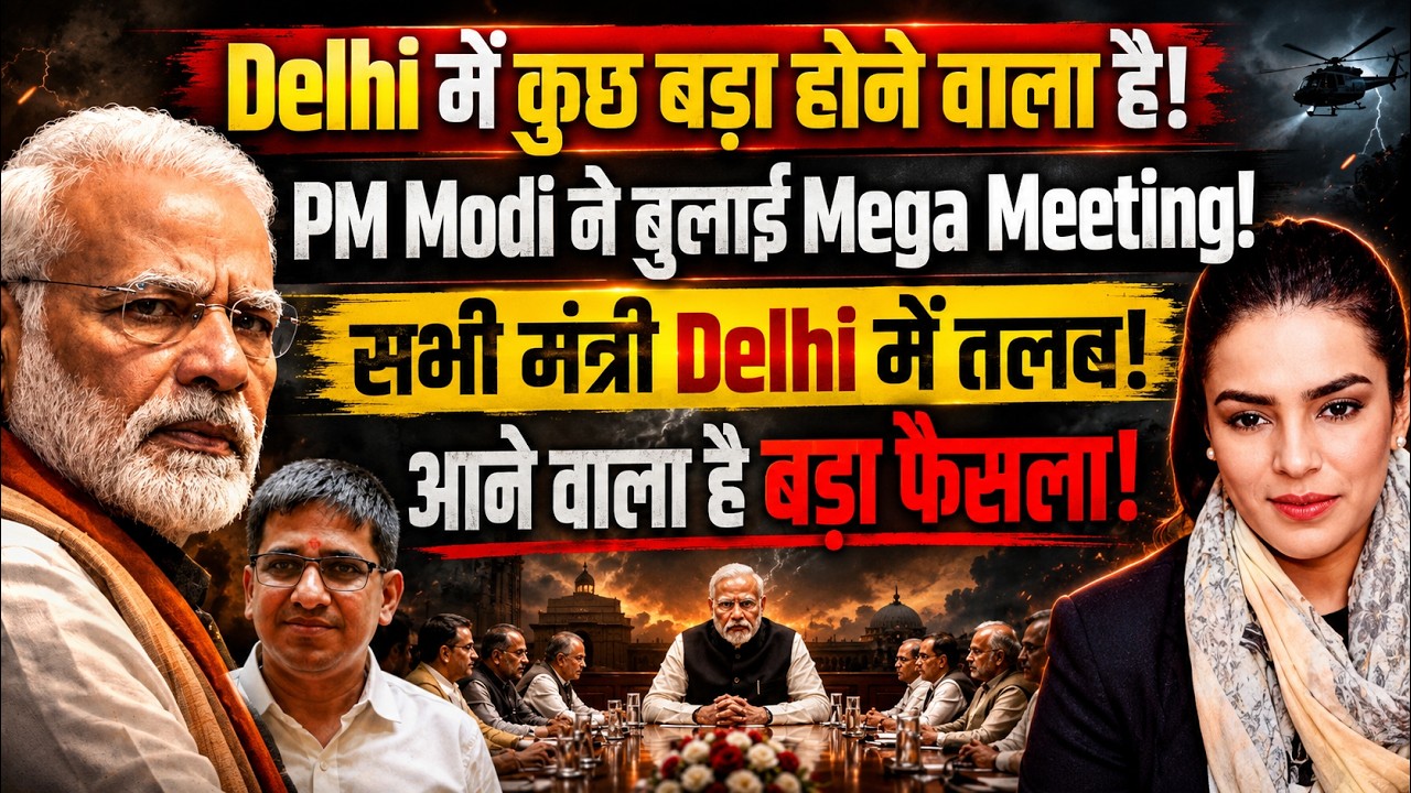 PM Modi&rsquo;s Emergency Mega Meeting: Why Were India&rsquo;s Top Ministers Summoned? | Amber Zaidi