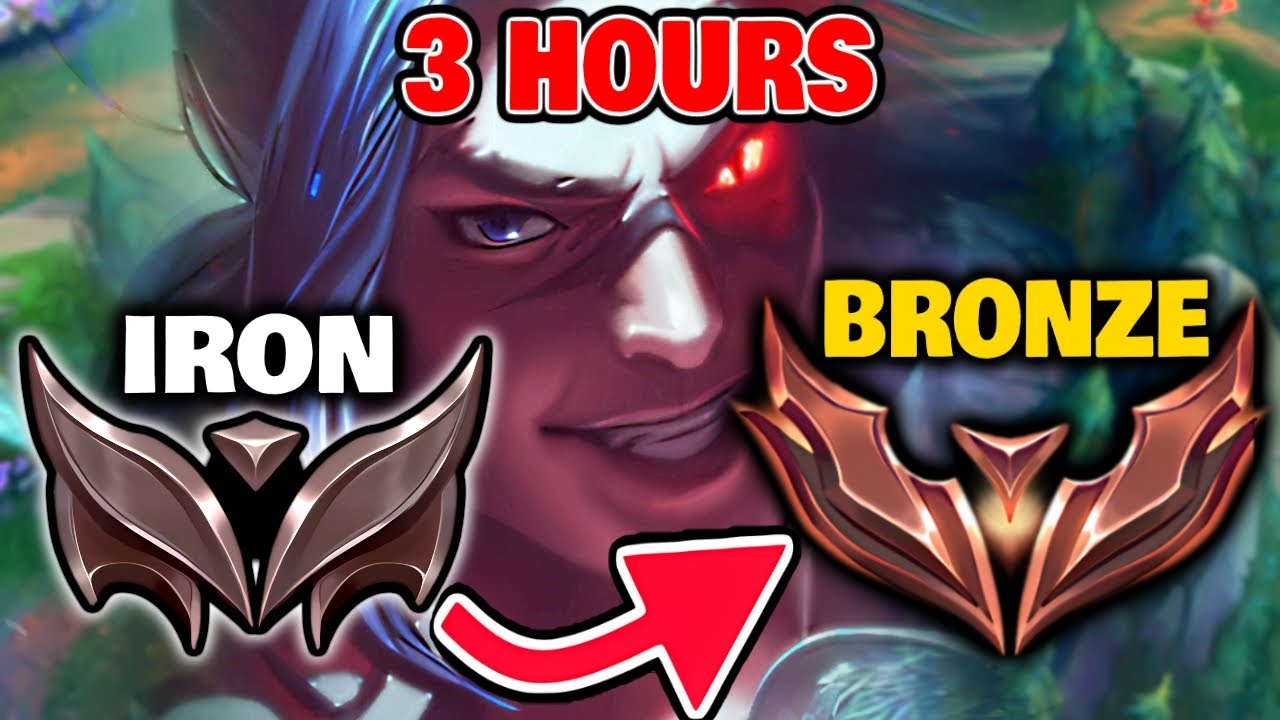 Rank up from IRON to BRONZE on KAYN Jungle!!!