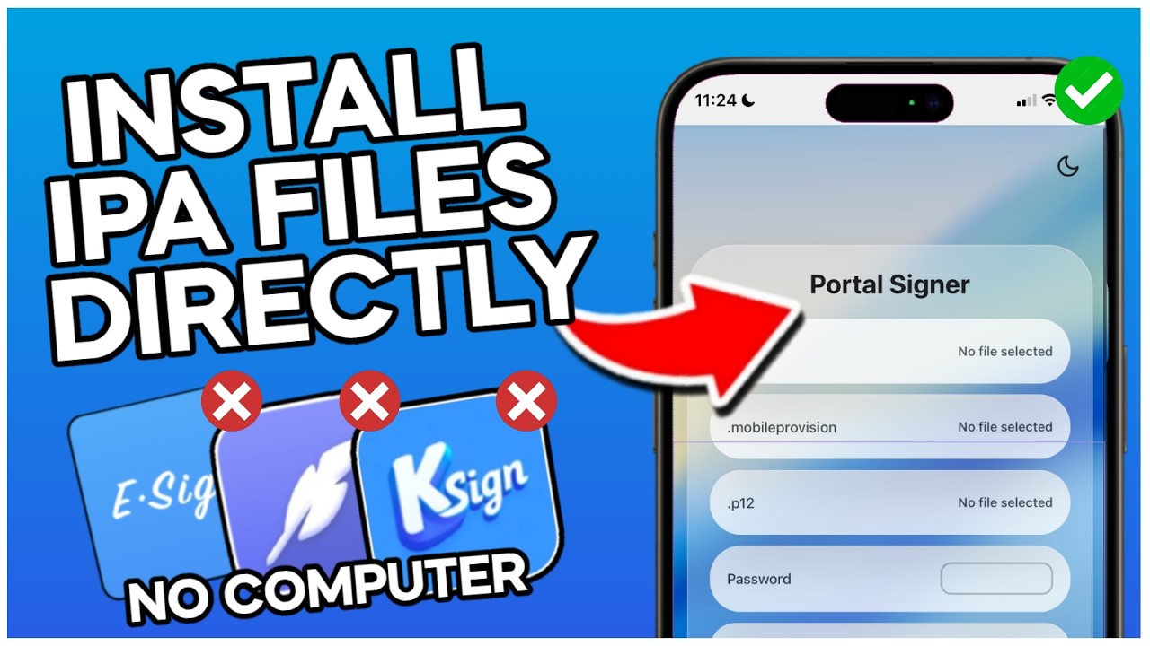 *NEW* Install IPA Files on iPhone/iPad Without ANY App or Computer (No KSign, Esign)