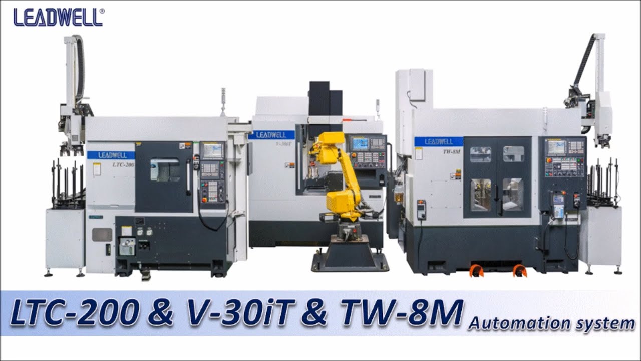 [TAKAMAZ×LEADWELL] LTC-200, V-30iT, TW-8M Automation System