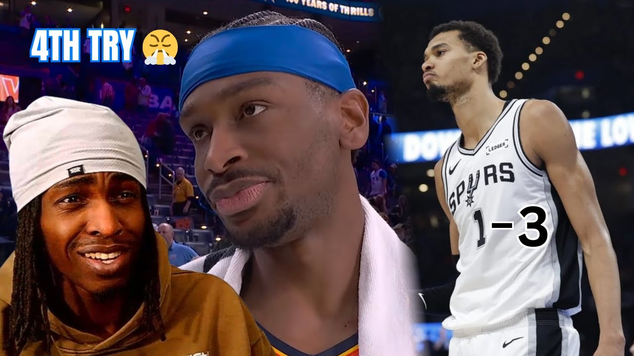 OKC FINALLY Beats Spurs 😤 4th Time&rsquo;s the Charm.... REACTION 😤 | Thunder Best Team in the NBA?