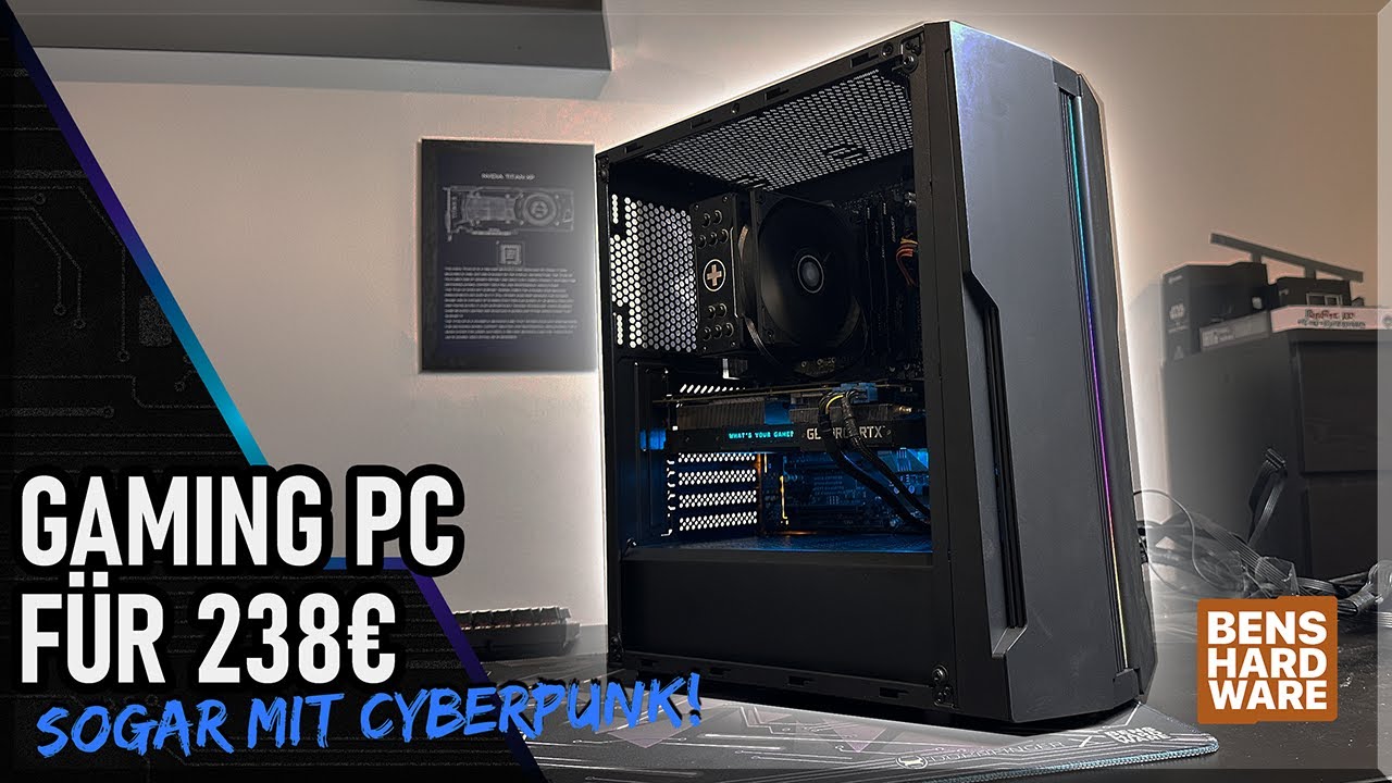ICH habe einen GAMING PC mit GEBRAUCHTEN TEILEN für 238€ GEBAUT! Sogar CYBERPUNK läuft BUTTERWEICH!