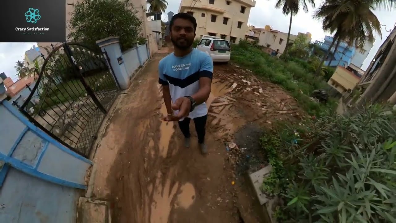 Road Tour Varthur Roads in Rainy Season #roadtour #varthur #crazysatisfaction