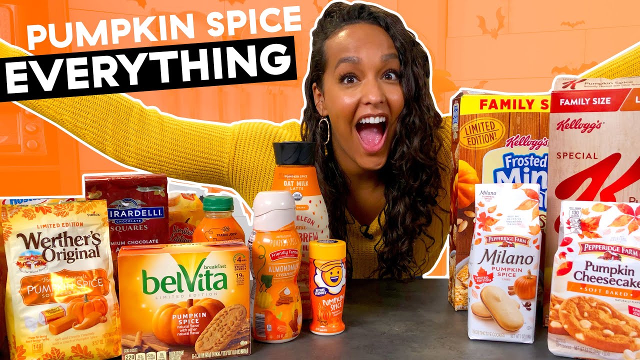 Trying All Of The New (And Most Popular!) Pumpkin Spiced Grocery Store Items