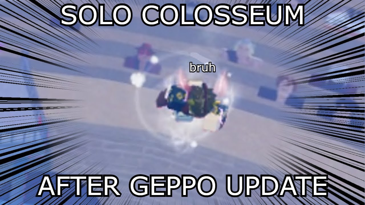 [GPO] SOLO COLOSSEUM AFTER GEPPO UPDATE + GETTING IRON FIST