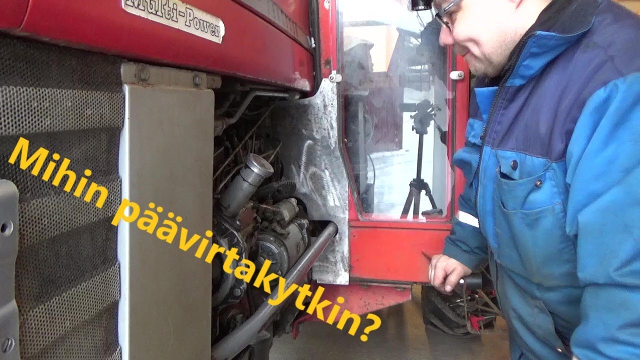 Päävirtakytkin pitäs laittaa.. onko massikka lumen alla?