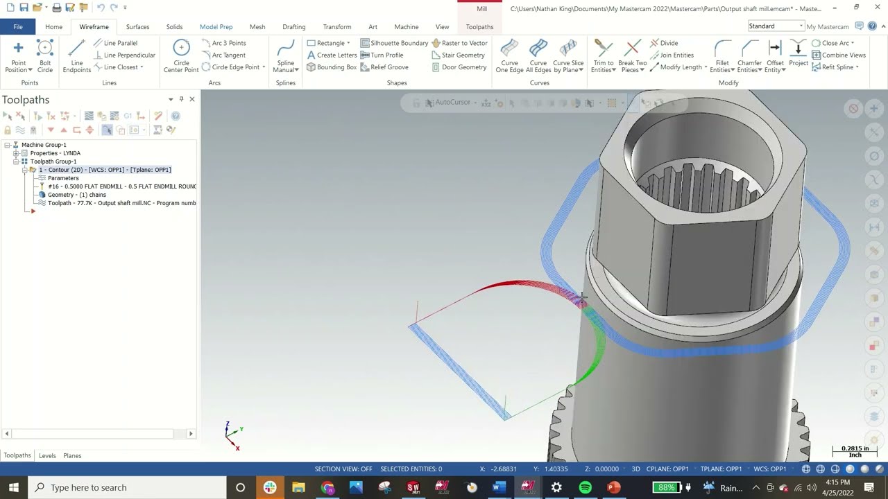 Easy Intro Tutorial to Mastercam - Learn How to Generate Toolpaths for CNC Machining