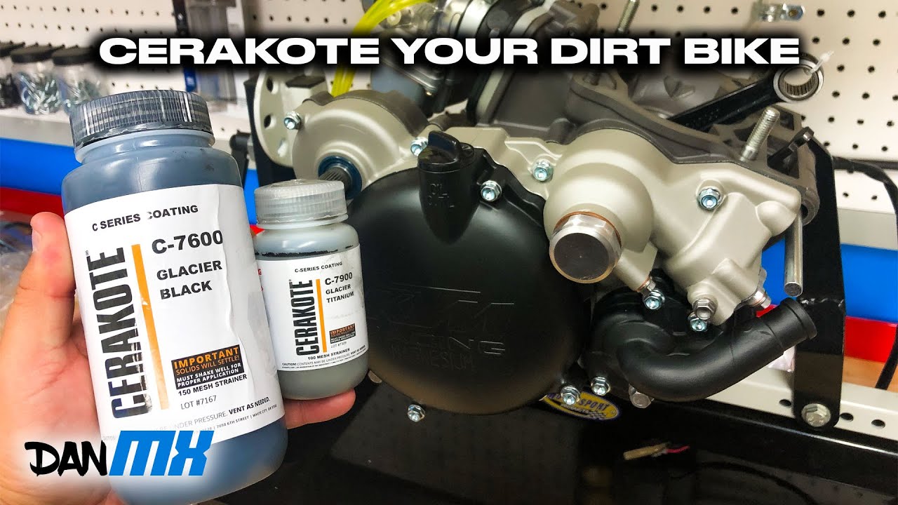 CERAKOTE ENGINE CASES | Changing the look of the KTM 125SX!