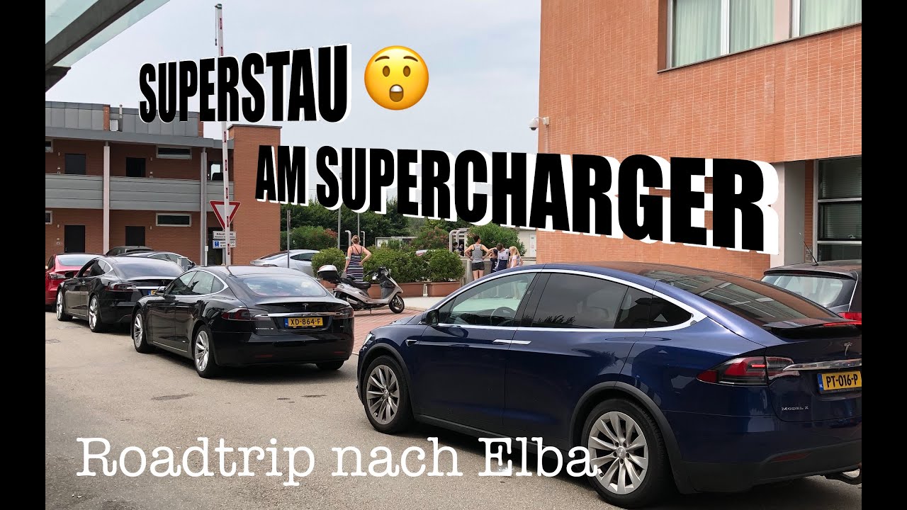 Superstau am Supercharger: Roadtrip nach Elba mit dem Tesla Model 3