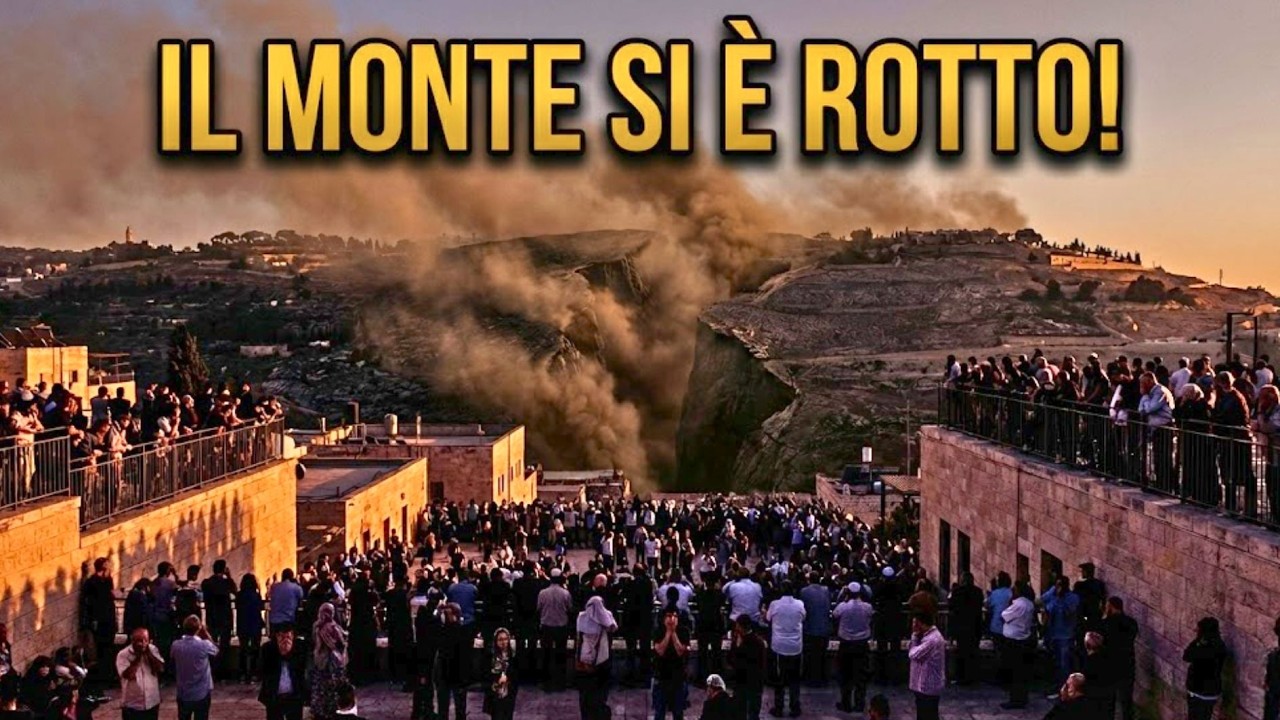 OGGI 17:00 — Il Monte degli Ulivi si spacca! Gerusalemme in silenzio