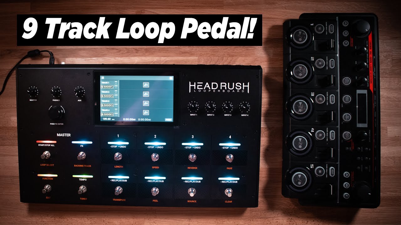 I Built A 9 Track Loop Pedal With The BOSS RC-505 & HeadRush Looperboard Via MIDI Sync!