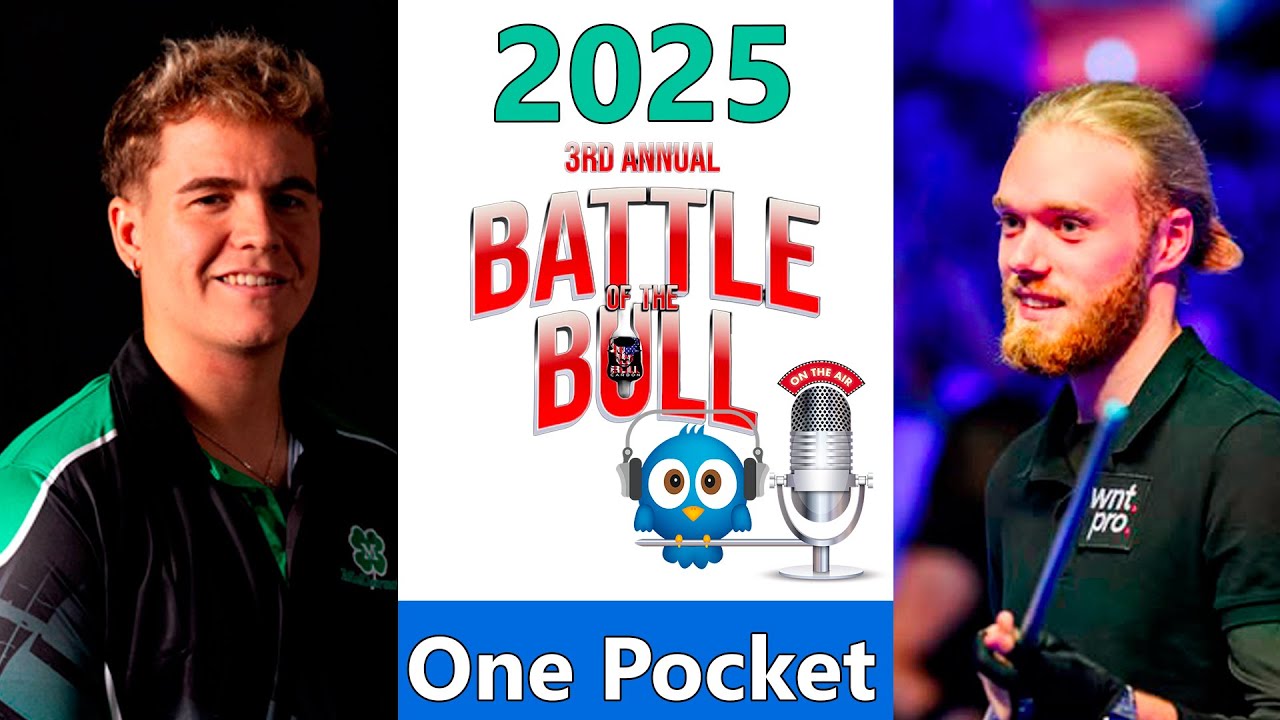 Mickey Krause vs Jonas Souto - One Pocket - 2025 Battle of the Bull