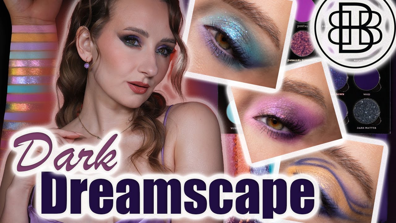 Обзор палетки теней Bella Beaute Bar Dark Dreamscape | 3 варианта макияжа + тест на стойкость
