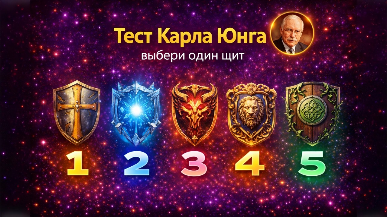 Юнгианский тест выбери один щит и узнай от чего ты защищаешь сердце