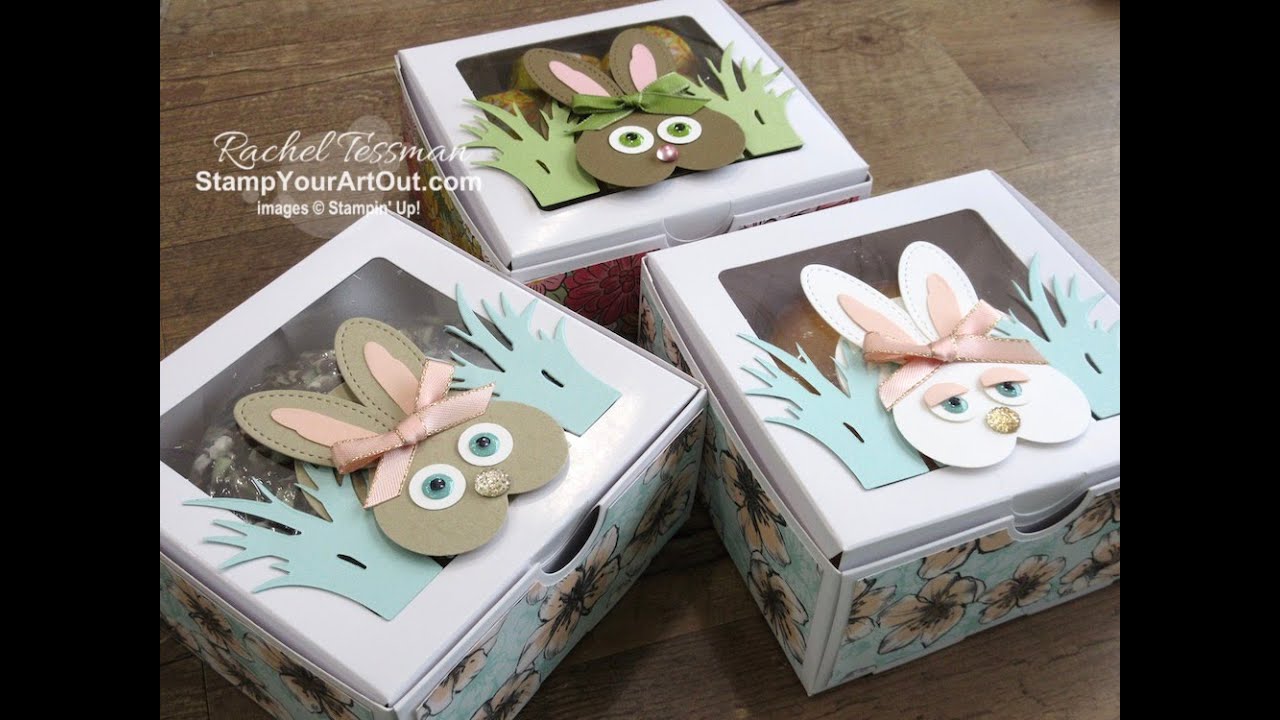 Punch Art Bunny Gift Box