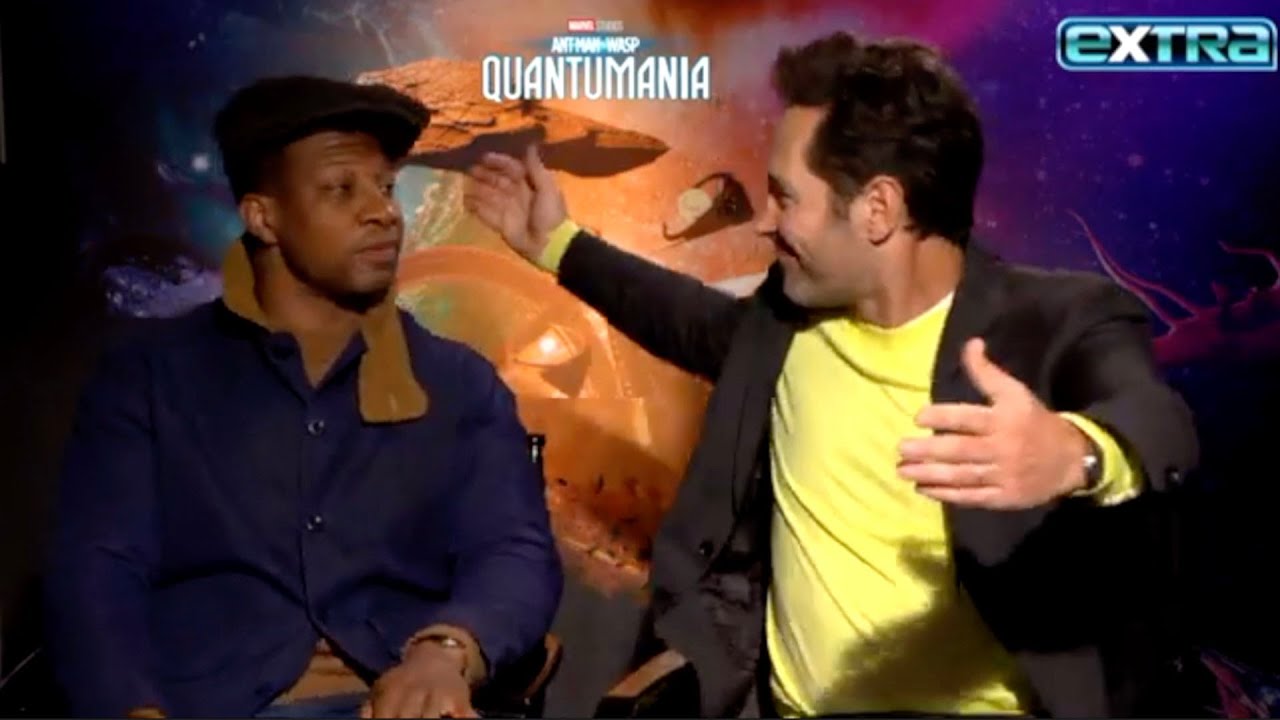 'Ant-Man': Paul Rudd & Jonathan Majors Settle 'Feud' and HUG It Out! (Exclusive)