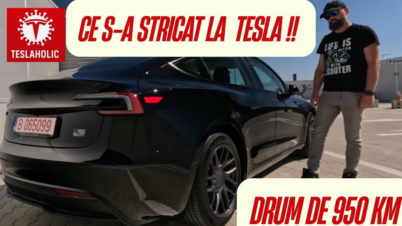 S-a stricat #tesla | 950 km |#service | #aventuri