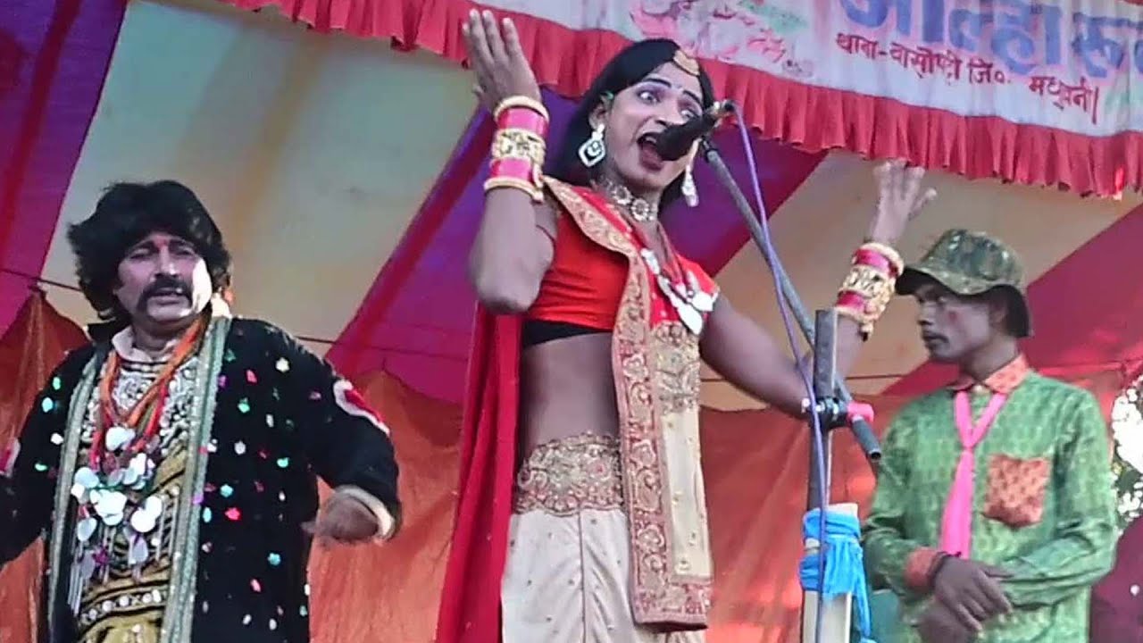 कारी बॉस मैथिली नाच #जंगलिया और चंदा विवाह भाग-19#aalhaudalnach #maithili nach