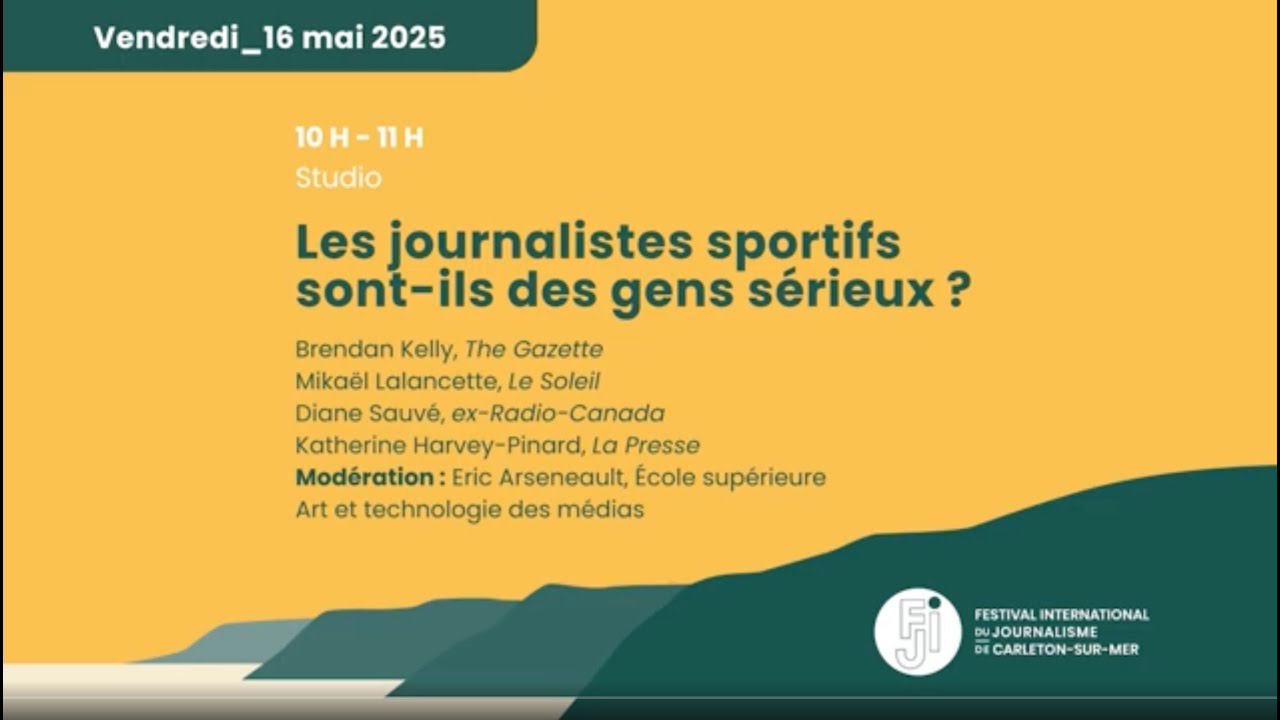 LES JOURNALISTES SPORTIFS SONT ILS SÉRIEUX?