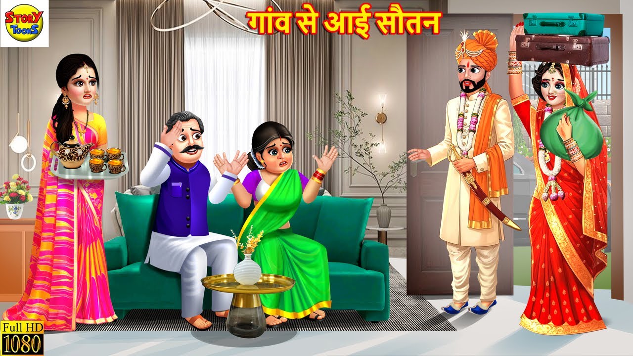 गांव से आई सौतन | Gaon Se Aayi Sautan | Hindi Kahani | Hindi Cartoon | Saas Bahu | Kahaniyan | Story